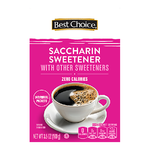 Best Choice Saccharin Packets 100 ct