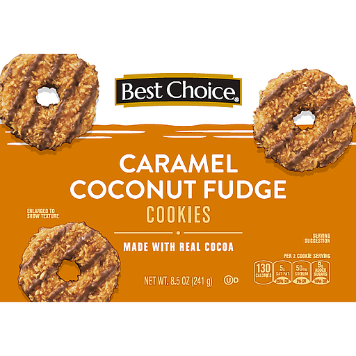 Best Choice Caramel Coconut Fudge Cookie 8.5 oz