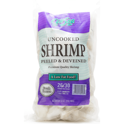 Cen-Sea Shrimp 26/30 ct Raw Peeled & Deveined | Shrimp & Scallops | Lees