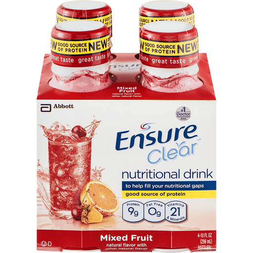 What does Ensure Clear Taste Like? Mixed Berry 