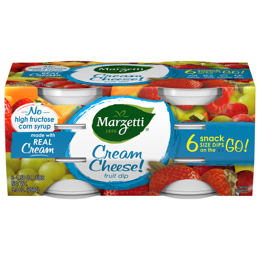 Marzetti Cream Cheese! Snack Size Fruit Dip 6 ea