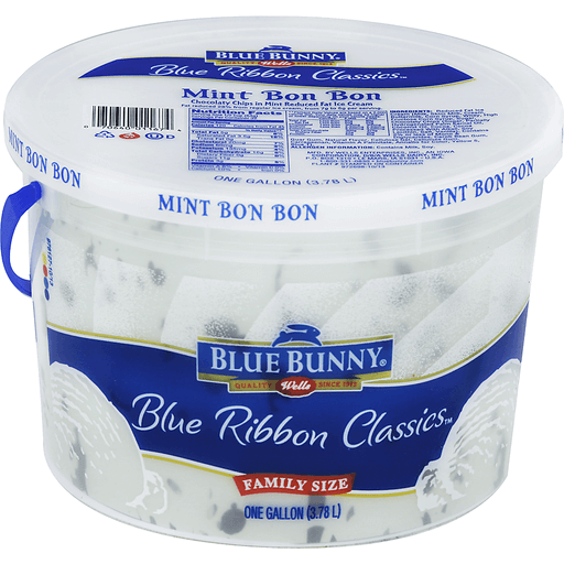 Blue bunny fashion ice cream bucket