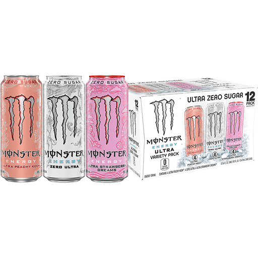 Monster Energy Ultra Variety Pack PKZSD 2/12/16oz