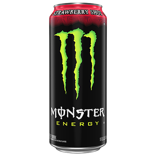 Monster Strawberry Shot Energy Drink 16 fl oz