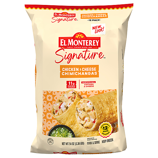 El Monterey Chicken & Cheese Chimichangas 12 ea