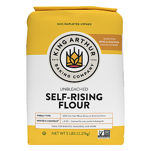 King Arthur Baking Unbleached Self-Rising Flour 5 Lb, Flour & Meals