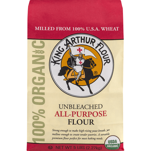 King Arthur Organic Unbleached All Purpose Flour - 2 lb bag