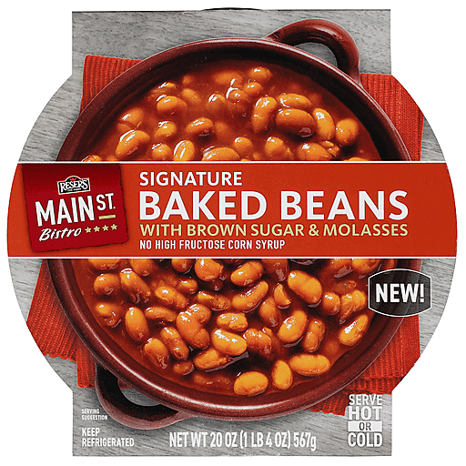 Main St Bistro Signature Baked Beans With Brown Sugar & Molasses 20 oz