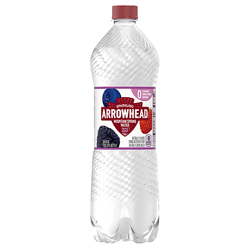 Arrowhead Sparkling Triple Berry Mountain Spring Water 33.8 fl oz