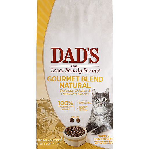 Dad s Food for Adult Cats 3.6 lb Cat Food Market Basket