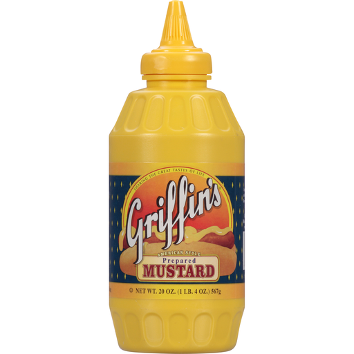 Griffins Griffin's® American Style Prepared Mustard 20 Oz. Squeeze Bottle