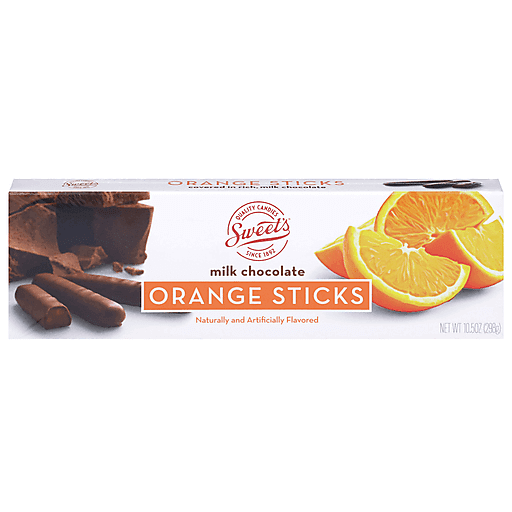 Sweet Candy Milk Choc Orange Sticks