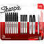 Sharpie Mxd Tip Blk 21 Ct W/ Tray