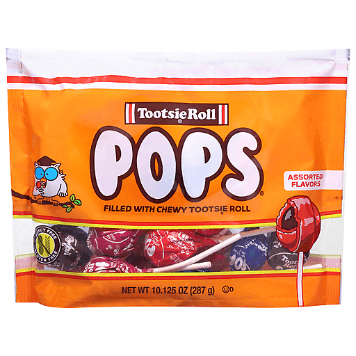 Tootsie Roll Assorted Flavors Pops 10.125 oz