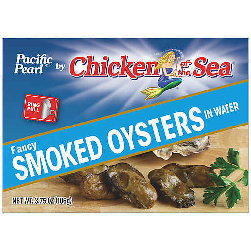 Pacific Pearl Smoked Oysters In Water