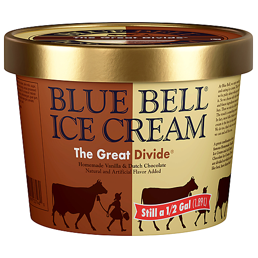 Blue Bell The Great Divide® Ice Cream 0.5 gal
