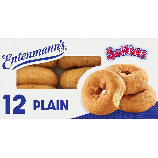 Entenmann's Plain Soft'ees Donuts, Family Pack
