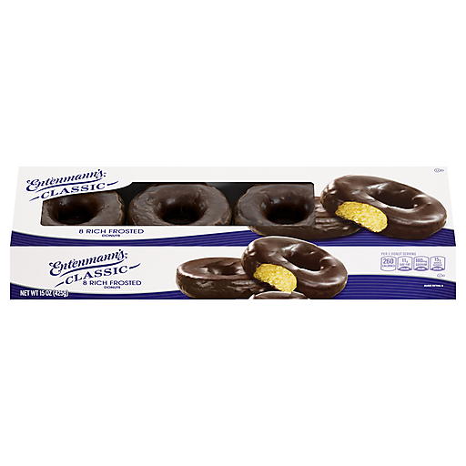 Entenmann's Classic Rich Frosted Donuts 8 ea