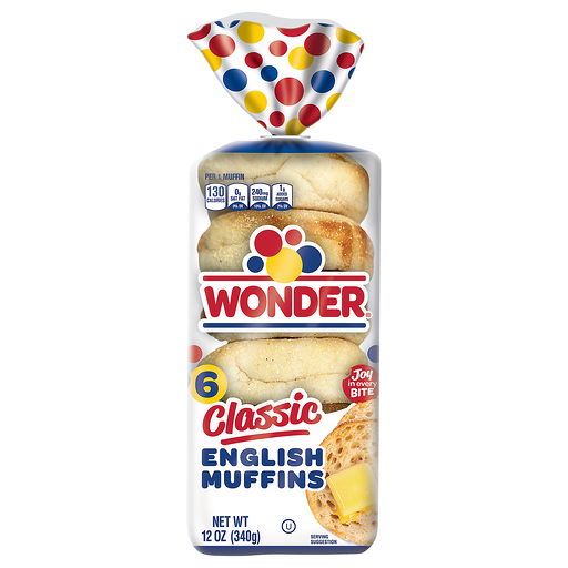 Wonder Classic English Muffins 6 ea