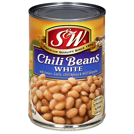 S & W White Chili Beans