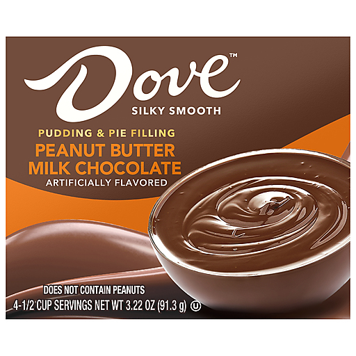 Dove Peanut Butter Milk Chocolate Pudding & Pie Filling 3.22 oz