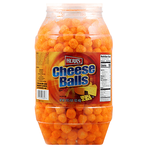 Herr's Cheese Ball Barrel