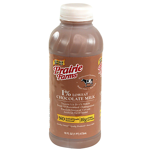 Prairie Farms 1% Lowfat Chocolate Milk 16 fl oz