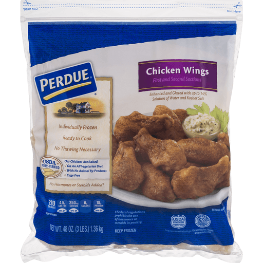 Member's Mark Ready to Cook Frozen Chicken Wings - 1st and 2nd Sections -  Contains upto 10% Chicken Broth - 2 Pack (160 oz Each) - Ready Set Gourmet