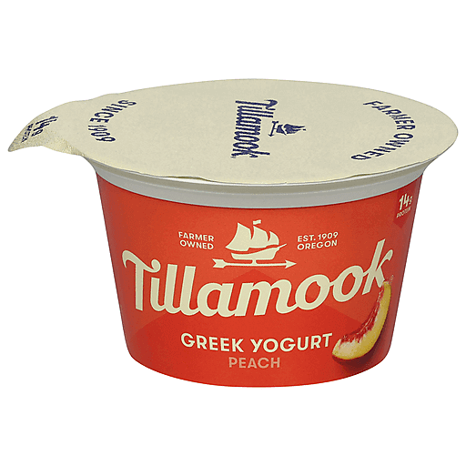 Tillamook Honey Peach Greek Yogurt