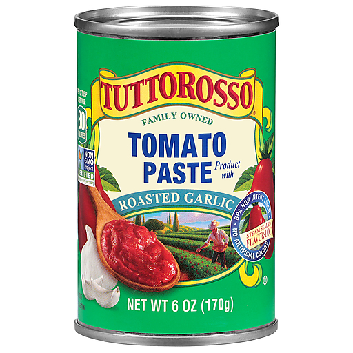 Tuttorosso Tomato Paste w/ Roasted Garlic
