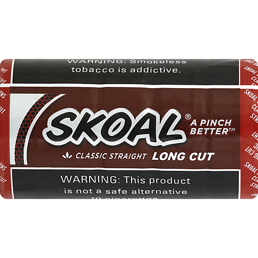 Skoal Smokeless Tobacco Classic Straight Long Cut 5 Ea Tobacco