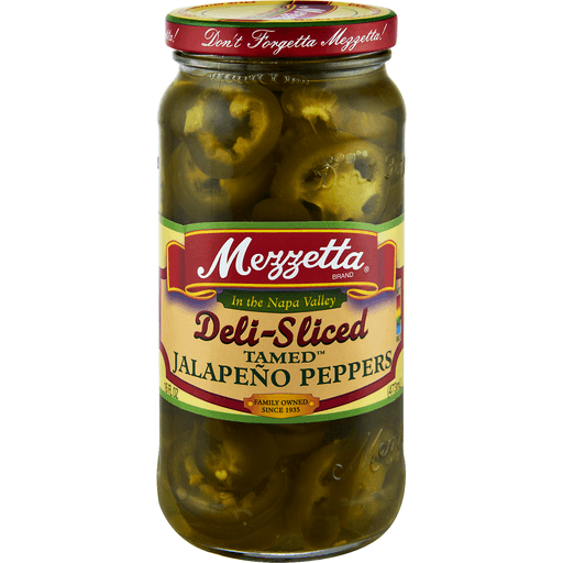 Mezzetta Jalapeno Peppers, Sliced Tamed, Medium Heat 16 Fl Oz | Pickles ...