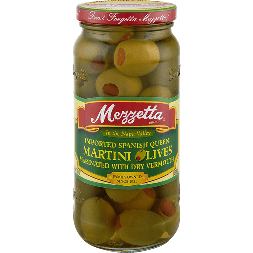 Mezzetta Martini Olives, Imported Spanish Queen 10 oz | Olives | Market ...