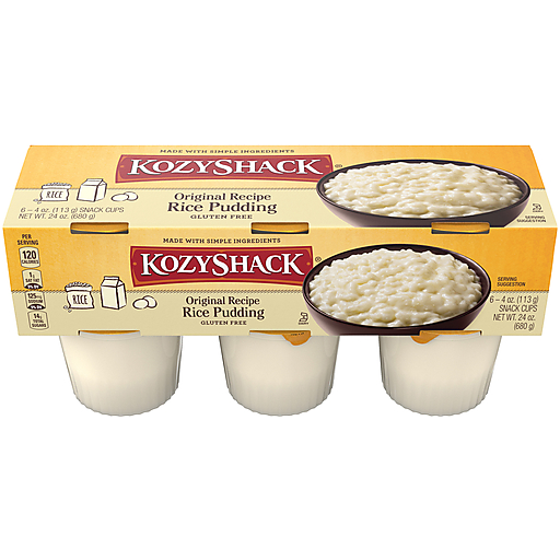 Kozy Shack Original Recipe Rice Pudding - 6ct/4oz Cups