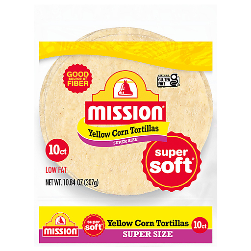 Mission Yellow Corn Tortilla  Super Sz
