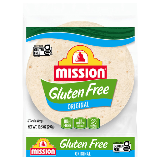 Mission Gluten Free Original Tortilla Wraps 6 ea