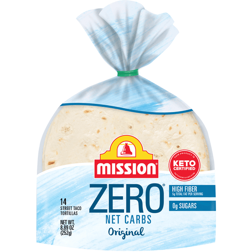 Mission Zero Net Carbs Street Taco Original Tortillas 14 ea