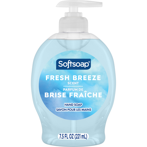Softsoap Liquid Hand Soap, Kitchen and Bathroom Hand Soap, Fresh Breeze Scent, 7.5 fl oz