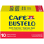 Cafe Bustelo Single Serve Pods Espresso Style Dark Roast Coffee 10 Ea