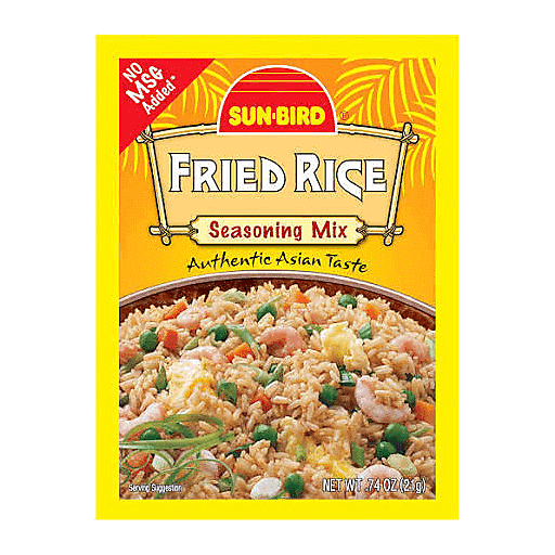 Sun Bird Fried Rice Seasoning Mix 0.74 oz Envelope