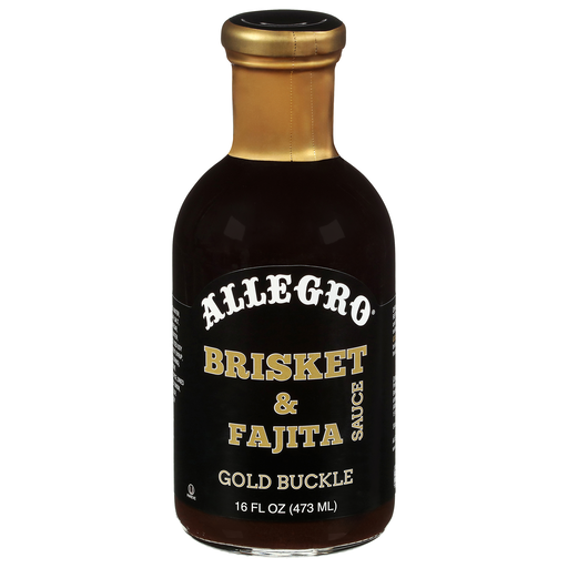 Allegro Gold Buckle Brisket & Fajita Sauce 16 fl oz