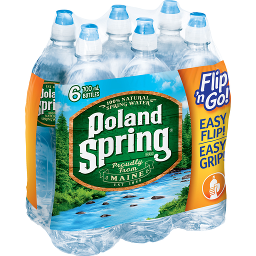 700 mL Bottled Spring Water  Poland Spring® Brand 100% Natural Spring Water