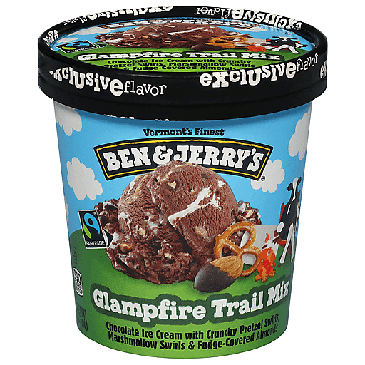Ben & Jerry's Ice Cream, Glampfire Trail Mix 1 pt