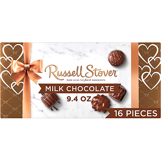 Russell Stover Val Bowline Box-Ast Milk Chocolates