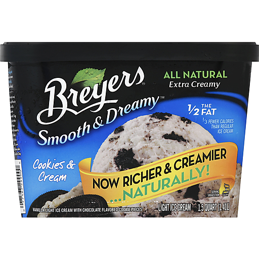 breyers cookies and cream ice cream