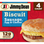 Jimmy Dean Biscuit Breakfast Sandwiches With Sausage, Egg, And Cheese, Frozen 4 Ct