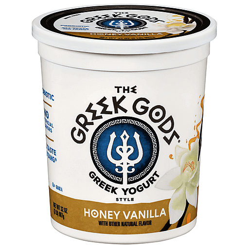 The Greek Gods Greek Style Honey Vanilla Yogurt 32 oz