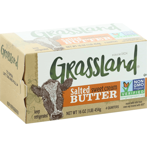 Grassland Non GMO Salted Butter Quarter