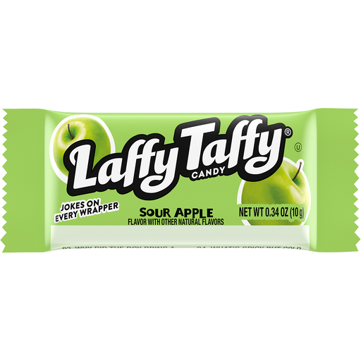 LAFFY TAFFY Sour Apple Candy 0.34 oz. Wrapper