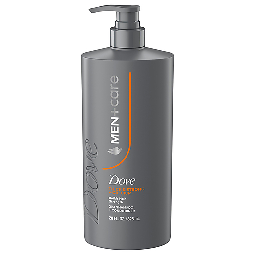 Dove Men+Care Thick & Strong + Calcium 2 In 1 Shampoo + Conditioner 28 fl oz